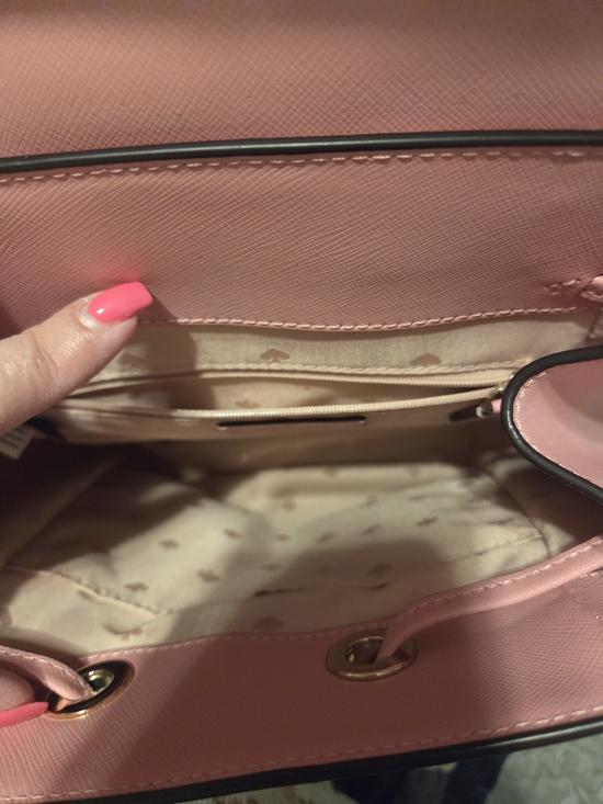 kate spade Pink Saffiano Leather Backpack